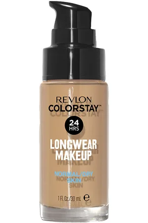 Revlon Mass Market COLORSTAY foundation normal/dry skin. Base de maquillaje. Edad: Entre 18 y 25 años, Entre 26 y 35 años, Entre 36 y 50 años, Más de 50 años, Menos de 18 años. Tipo de Piel: Seca, Normal. Texturas: Fluido. Formato: Dosificador
