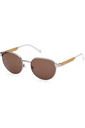 Timberland TB9330 08E. Gafas de Sol para adultos. Tipo de gafas: Vintage, Redondas. Color: Plateado