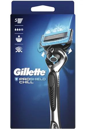 Gillette Fusion Proshield Chill máquina + 1 recambio. Cuchillas de afeitar