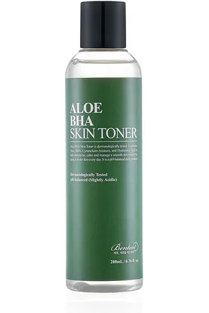 Benton ALOE BHA skin toner. Tónico facial. Tipo de Piel: Acneica. Texturas: Fluido. Green Beauty: Ingredientes naturales. Tendencias: Aloe Vera, Ácido Hialurónico, Cosmética Coreana, Skinimalism. Ingredientes: Aloe Vera, Ácido Hialurónico