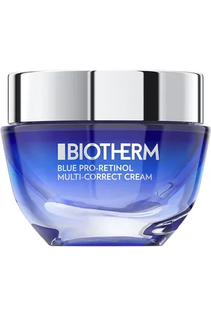 Biotherm BLUE PRO-RETINOL MULTI-CORRECT crema. Antiarrugas y Antiedad. Edad: Entre 36 y 50 años. Texturas: Crema. Tendencias: Pro-retinol, Retinol, Ácido Hialurónico. Ingredientes: Ácido Hialurónico, Niacinamida