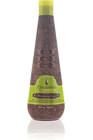 Macadamia MOISTURIZING rinse. Hidratantes y nutritivos. Tipo de Cabello: Todo Tipo de Cabello. Formulación: Sin Parabenos, Sin Sulfatos