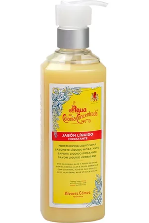 Alvarez Gómez AGUA DE COLONIA CONCENTRADA JABÓN LÍQUIDO hidratante. Gel de baño. Propiedades: Hidratante. Formato: Dosificador. Formulación: pH Neutro, Sin Fragancia. Tendencias: Aloe Vera, Avena, Glicerina. Ingredientes: Aloe Vera