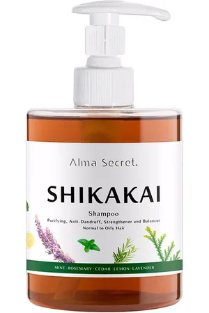 Alma Secret SHIKAKAI champú. Champú anticaída - Champú anticaspa - Champú purificante. Tipo de Piel: Todo Tipo de Pieles. Tipo de Cabello: Cabello Graso. Formulación: Hipoalergénico, Sin Sulfatos. Green Beauty: Ingredientes naturales, Packaging sosteni