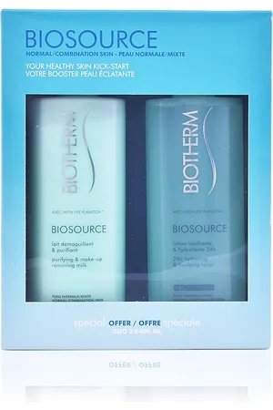 Biotherm BIOSOURCE DUO NORMAL SKIN LOTE. Set cosmética facial. Tipo de Piel: Normal. Tendencias: Skinimalism