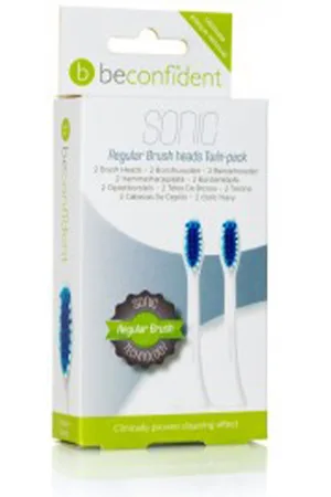 Beconfident Sonic Toothbrush Heads Regular White LOTE. Set baño e higiene