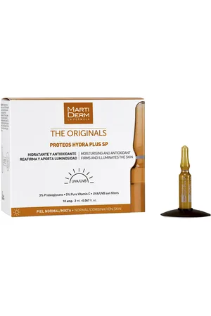 Martiderm THE ORIGINALS PROTEOS HYDRA PLUS SP ampollas. Tratamiento Facial Reafirmante - Efecto flash - Tratamiento Facial Antioxidante. Edad: Entre 36 y 50 años, Más de 50 años. Tipo de Piel: Mixta, Normal. Formato: Monodosis. Producto de Parafarmac