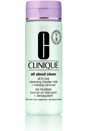 Clinique ALL ABOUT cleansing micellar milk + make-up r I/II. Desmaquillante - Desmaquillante. Tipo de Piel: Seca. Texturas: Leche. Green Beauty: Packaging sostenible
