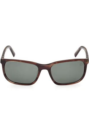Timberland TB9318 48R 140 mm. Gafas de Sol para adultos. Tipo de gafas: Clásicas, Rectangulares, Polarizadas. Color: Marrón