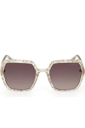 Guess GU9241 27F. Gafas de Sol para Niños. Tipo de gafas: Clásicas, Cuadradas. Color: Transparente