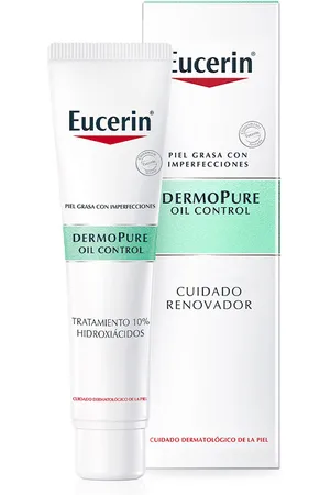 Eucerin DERMOPURE oil control tratamiento 10% hidroxiácidos. Tratamiento Acné, Poros y puntos negros. Edad: Entre 18 y 25 años, Entre 26 y 35 años, Entre 36 y 50 años, Más de 50 años, Menos de 18 años. Tipo de Piel: Grasa, Acneica. Tratamiento: Noc