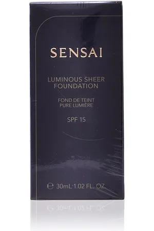 SENSAI LUMINOUS SHEER FOUNDATION. Base de maquillaje. Tipo de Piel: Todo Tipo de Pieles. Texturas: Fluido. Protección SPF: Media SPF 15