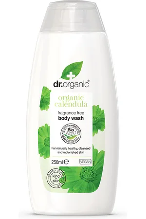 Dr Organic CALENDULA gel de ducha. Gel de baño. Tipo de Piel: Seca, Sensible. Texturas: Gel. Formulación: Sin Parabenos, Sin Fragancia. Propiedades: Calmante. Tendencias: Aloe Vera, Jengibre. Ingredientes: Aloe Vera. Green Beauty: Vegano