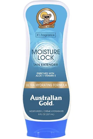 Australian Gold MOISTURE LOCK tan extender. Faciales. Tipo de Piel: Todo Tipo de Pieles. Texturas: Loción. Formulación: Sin Parabenos, Sin Alcohol. Tendencias: Aloe Vera, Lanolina, Vitamina E, Karité. Ingredientes: Aloe Vera. Green Beauty: Cruelty Free