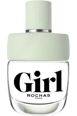 Rochas GIRL. Eau de Toilette - Colonia - Recargable. Familias Olfativas: Amaderada, Frutal. Green Beauty: Ingredientes naturales, Vegano, Packaging sostenible, Recarga y rellenable