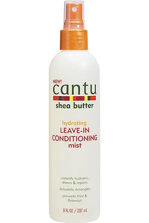 Cantu SHEA BUTTER hydrating leave-in conditioning mist. Acondicionador antiencrespamiento - Acondicionador desenredante - Definición de rizos afro. Tipo de Cabello: Todo Tipo de Cabello. Formato: Spray