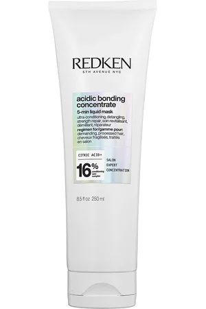 Redken ACIDIC BONDING CONCENTRATE Mascarilla líquida profesional sin sulfatos para cabello dañado. Hidratantes y nutritivas - Reparadoras. Tipo de Cabello: Cabello Seco, Cabello Dañado, Cabello Teñido. Formulación: Sin Sulfatos. Tendencias: Ácido