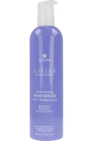 Alterna CAVIAR RESTRUCTURING BOND Repair 3-in-1 sealing serum. Tratamiento reparacion pelo. Tipo de Cabello: Cabello Dañado. Texturas: Sérum. Formato: Dosificador
