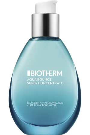 Biotherm AQUA BOUNCE super concentrate. Tratamiento Facial Hidratante. Edad: Entre 18 y 25 años, Entre 26 y 35 años. Tipo de Piel: Seca, Todo Tipo de Pieles. Texturas: Sérum. Formato: Dosificador. Tendencias: Skinimalism