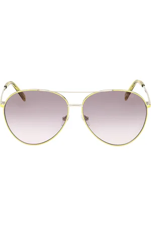 Emilio Pucci EP0206 41F. Gafas de Sol para adultos. Tipo de gafas: Clásicas, Aviador. Color: Amarillo