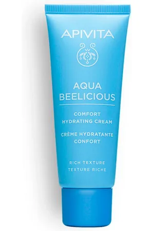 APIVITA AQUA BEELICIOUS Crema Hidratante Confort para Pieles Secas / Pieles Normales. Tratamiento Facial Hidratante. Edad: Entre 18 y 25 años, Entre 26 y 35 años, Entre 36 y 50 años, Más de 50 años. Tipo de Piel: Seca, Normal. Texturas: Crema. Prod