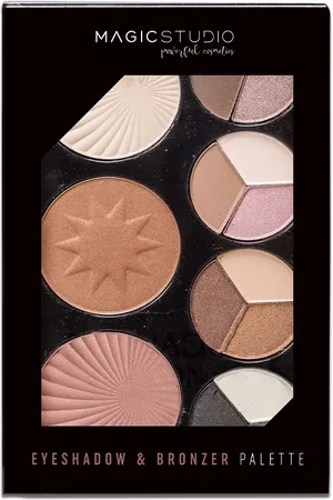 Magic EYESHADOW & BRONZER PALETTE. Sombra de ojos. Texturas: Polvo
