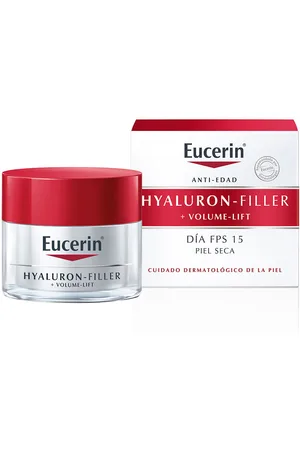Eucerin HYALURON FILLER + volume-lift día piel seca. Antiarrugas y Antiedad - Tratamiento Facial Reafirmante. Edad: Entre 26 y 35 años, Entre 36 y 50 años, Más de 50 años. Tipo de Piel: Seca. Tratamiento: Día. Texturas: Crema. Formulación: No Comed