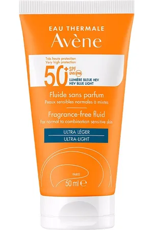 Avène FLUIDO SOLAR sin perfume SPF50+. Protector solar facial. Edad: Entre 18 y 25 años, Entre 26 y 35 años, Entre 36 y 50 años, Más de 50 años, Menos de 18 años. Tipo de Piel: Todo Tipo de Pieles. Texturas: Crema. Formulación: No Comedogénico, S