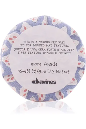 Davines MORE INSIDE strong dry wax. Producto de peinado. Tipo de Cabello: Todo Tipo de Cabello. Texturas: Crema