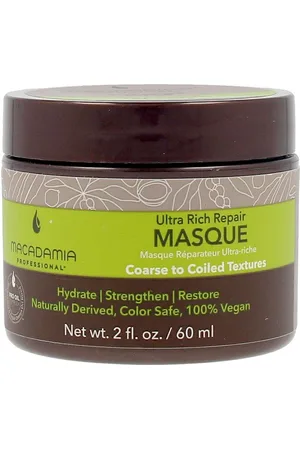Macadamia ULTRA RICH MOISTURE masque. Hidratantes y nutritivas. Tipo de Cabello: Cabello Rizado. Tendencias: Argán, Aminoácidos, Vitamina E, , Vitamina C. Ingredientes: Vitamina C, Argán