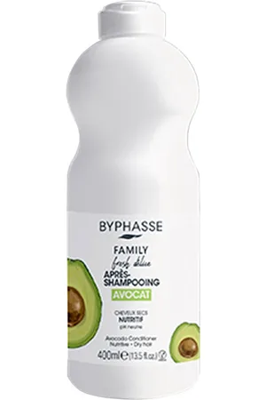 Byphasse FAMILY FRESH DELICE acondicionador cabello seco. Hidratantes y nutritivos. Tipo de Cabello: Cabello Seco, Cabello Dañado. Texturas: Crema. Formato: Dosificador