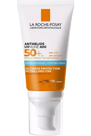 LA ROCHE-POSAY ANTHELIOS UVMUNE 400 crema hidratante SPF50+. Tratamiento Facial Hidratante. Edad: Entre 18 y 25 años, Entre 26 y 35 años, Entre 36 y 50 años, Más de 50 años, Menos de 18 años. Tipo de Piel: Sensible. Texturas: Fluido. Formulación: Hipoaler