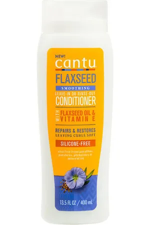 Cantu FLAXSEED SMOOTHING conditioner. Hidratantes y nutritivos - Definición de rizos afro. Tipo de Cabello: Todo Tipo de Cabello, Cabello Seco, Cabello Rizado. Texturas: Crema. Formulación: Sin Parabenos, Sin Siliconas. Formato: Dosificador. Tend