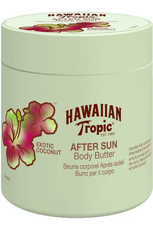 Hawaiian Tropic AFTER SUN BODY BUTTER exotic coconut. Corporales. Tipo de Piel: Todo Tipo de Pieles. Texturas: Crema. Green Beauty: Cruelty Free