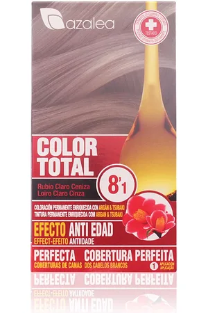 AZALEA WANG COLOR TOTAL. Tintes de pelo. Tonos: 3 Castaño Oscuro, 4 Castaño, 5 Castaño Claro, 6 Rubio Oscuro, 7 Rubio, 8 Rubio Claro, 9 Rubio Clarísimo, 10 Rubio Platinado, Caoba, 6.3 Caramelo, Pelirrojos, Violin