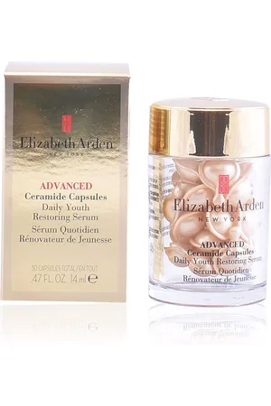 Elizabeth Arden CERAMIDE capsules daily youth restoring serum. Tratamiento Facial Reafirmante - Cremas Antimanchas. Edad: Entre 36 y 50 años, Más de 50 años. Tipo de Piel: Todo Tipo de Pieles. Texturas: Sérum. Formato: Monodosis