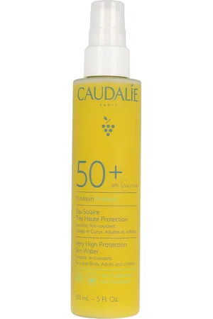Caudalie VINOSUN agua de muy alta protección SPF50+. Protectores solares - Protector solar facial - Protector solar corporal. Tipo de Piel: Sensible, Todo Tipo de Pieles. Texturas: Aceite. Green Beauty: Ingredientes naturales, Ocean respect, Vegano,