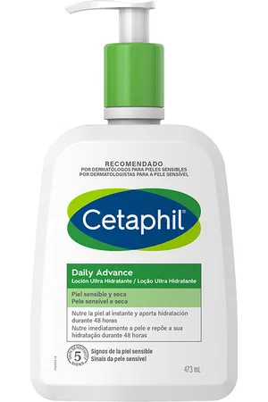 Cetaphil DAILY ADVANCE loción ultra hidratante. Tratamiento Facial Hidratante. Edad: Entre 18 y 25 años, Entre 26 y 35 años, Entre 36 y 50 años, Más de 50 años, Menos de 18 años. Tipo de Piel: Seca, Sensible. Texturas: Loción. Formato: Dosificador.