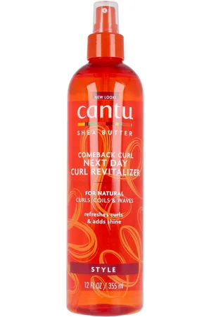 Cantu FOR NATURAL HAIR comeback curl. Producto de peinado. Tipo de Cabello: Cabello Rizado. Formulación: Sin Parabenos, Sin Sulfatos, Sin Siliconas. Formato: Spray. Tendencias: Método Curly