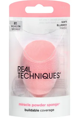 Real Techniques MIRACLE powder sponge. Esponja de maquillaje. Green Beauty: Vegano, Cruelty Free