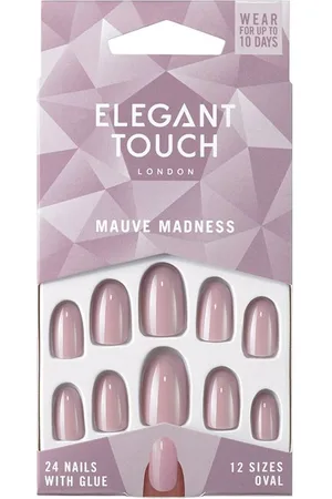 Elegant Touch Polished Colour 24 nails with glue oval. Uñas postizas y complementos