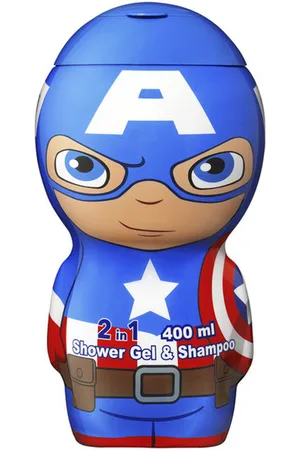 Cartoon Capitan America gel + champú. Gel de baño