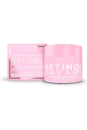 Biovène RETINOL DAY LIFT firming moisturizer. Tratamiento Facial Hidratante. Tipo de Piel: Todo Tipo de Pieles. Texturas: Crema. Formulación: Sin Parabenos, Sin Sulfatos. Green Beauty: Ingredientes naturales, Cruelty Free. Tendencias: Retinol, Skin