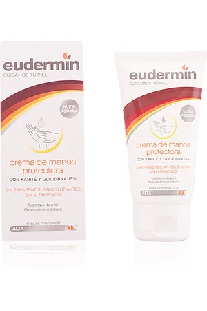 Eudermin MANOS crema hidratante y protectora. Tratamientos y cremas manos. Edad: Entre 18 y 25 años, Entre 26 y 35 años, Entre 36 y 50 años, Más de 50 años. Tipo de Piel: Todo Tipo de Pieles. Texturas: Crema. Green Beauty: Ingredientes naturales