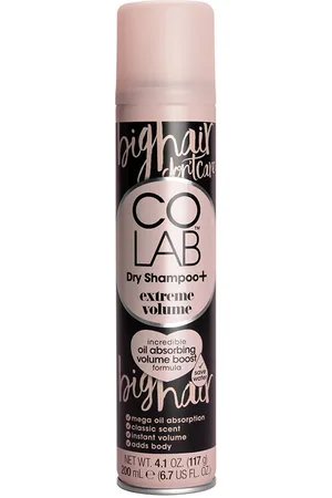 COLAB EXTRA VOLUME dry shampoo. Champú en seco. Tipo de Cabello: Cabello sin Volumen. Formato: Spray. Green Beauty: Vegano, Cruelty Free