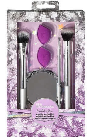 Real Techniques POPPIN PERFECTION LOTE. Set de maquillaje. Green Beauty: Vegano, Cruelty Free