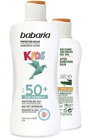 Babaria SOLAR INFANTIL SPF50+ LECHE LOTE. Lotes Bebés y Niños. Tipo de Piel: Sensible, Todo Tipo de Pieles. Texturas: Leche. Green Beauty: Ocean respect. Otras Características: Waterproof. Protección SPF: Muy alta SPF 50 +