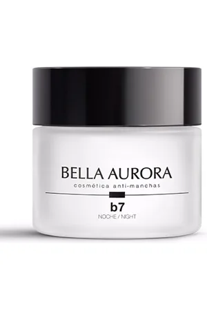 Bella Aurora B7 antimanchas regenerador aclarante noche. Cremas Antimanchas. Edad: Entre 26 y 35 años, Entre 36 y 50 años, Más de 50 años. Tipo de Piel: Todo Tipo de Pieles. Tratamiento: Noche. Texturas: Crema