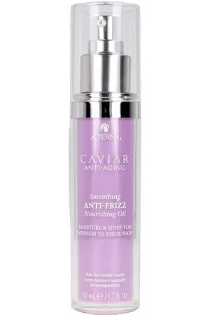 Alterna CAVIAR SMOOTHING ANTI-FRIZZ nourishing oil. Tratamiento antiencrespamiento - Tratamiento alisador. Tipo de Cabello: Todo Tipo de Cabello. Formato: Dosificador. Tendencias: Caviar