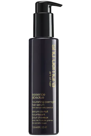 Shu Uemura ESSENCE ABSOLUE nourishing overnight hair serum. Tratamiento hidratante pelo - Tratamiento antiencrespamiento - Tratamiento brillo. Tipo de Cabello: Cabello Seco, Cabello Dañado. Texturas: Sérum. Formato: Dosificador